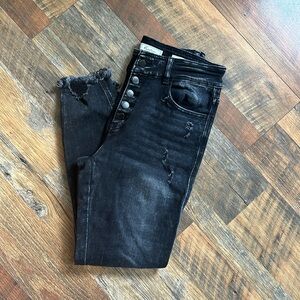 KanCan Black high rise skinny jeans